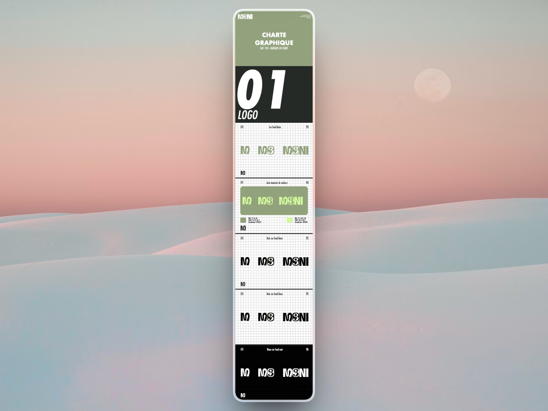 Chartes graphiques — Banque en ligne et Kodhex